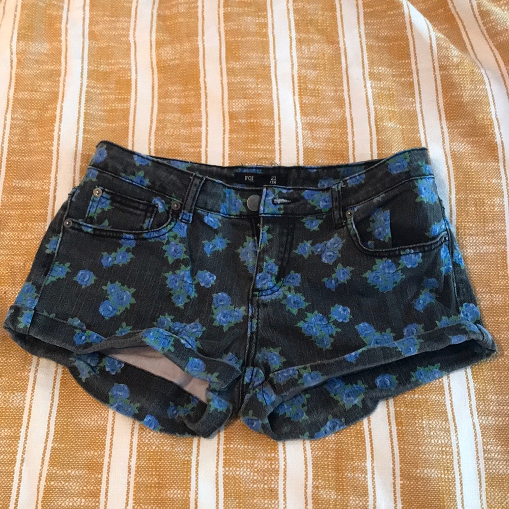 Forever 21 shorts (flower print)